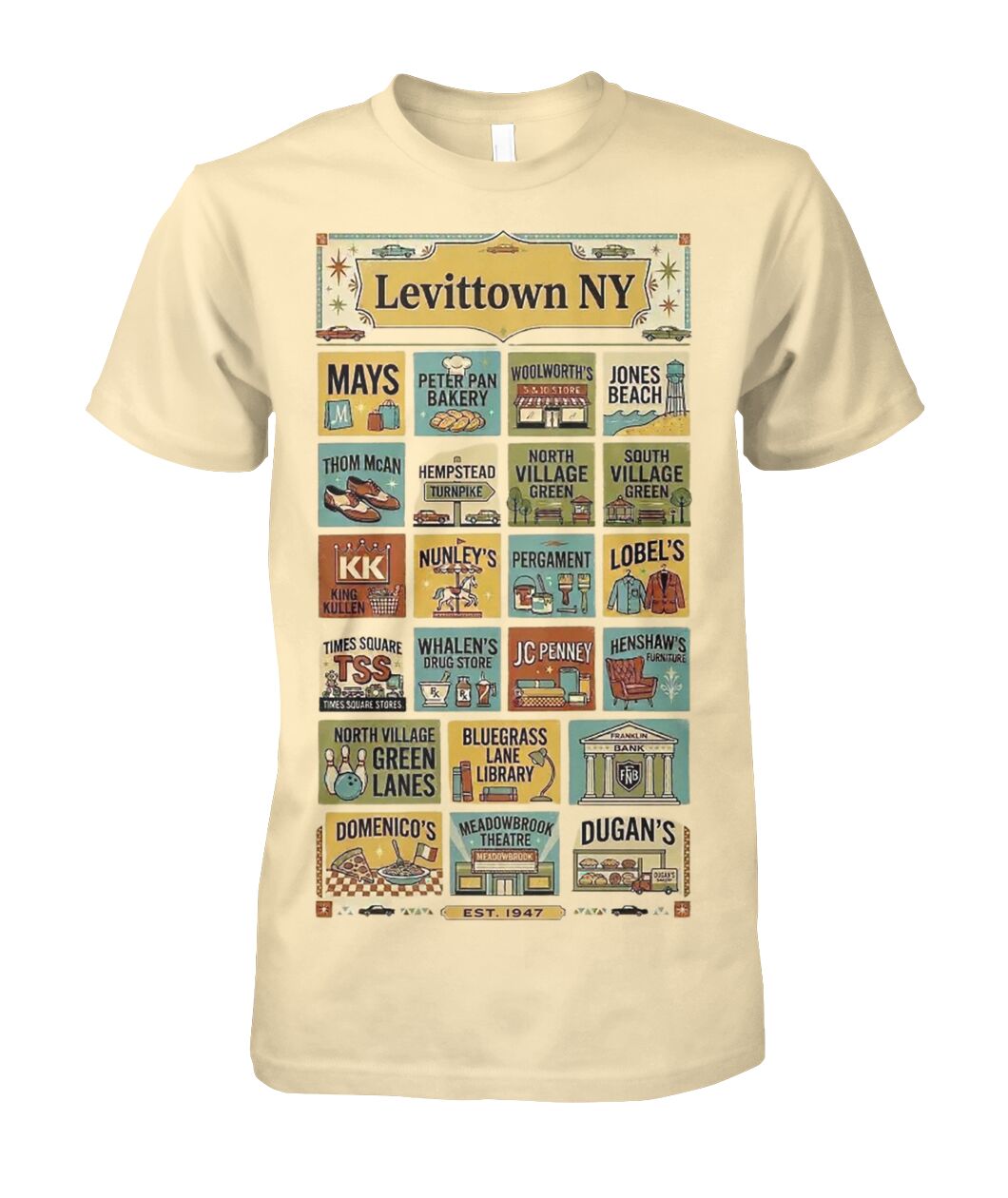 Levittown NY Memories T-shirt